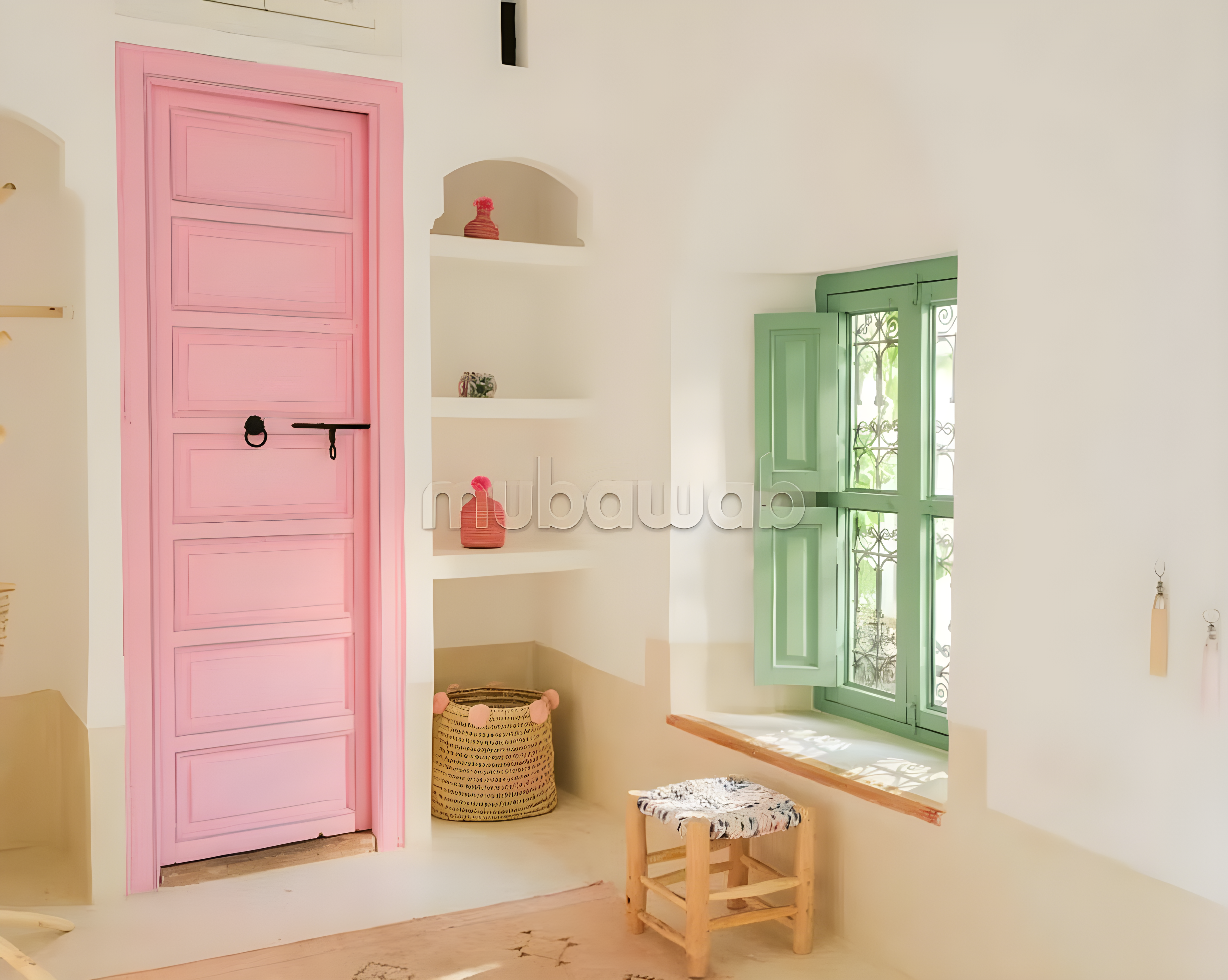 Riad authentique 3 chambres avec sdb Bassin dans grand patio lumineux